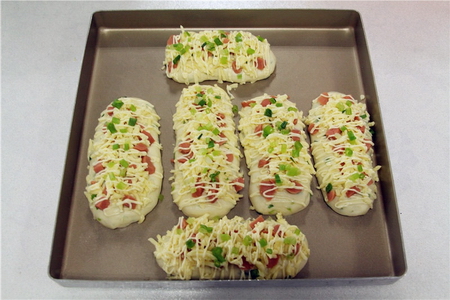 蔥香芝士面包條的做法步驟8