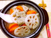 排骨蓮藕胡蘿卜湯的做法步驟10