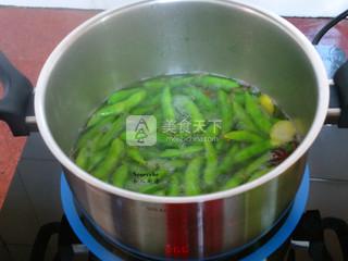 檸檬五香毛豆的做法步驟：3