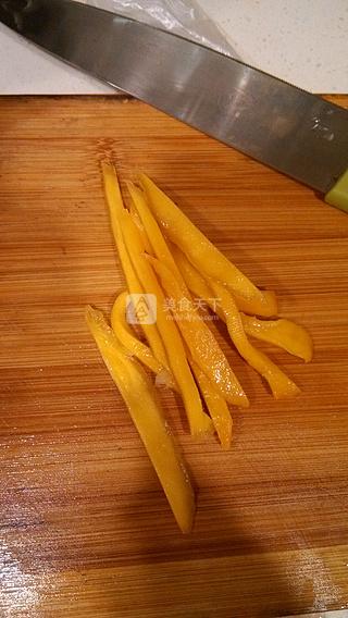 鮮蔬米紙卷的做法步驟：5