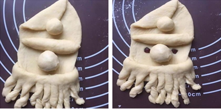 圣誕樹(shù)面包的做法步驟11-12
