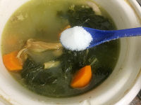 瑤柱陳腎煲菜干的做法步驟9