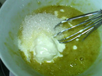 淡奶油香蕉松糕的做法步驟4