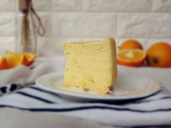 橙味糯米戚風(fēng)蛋糕