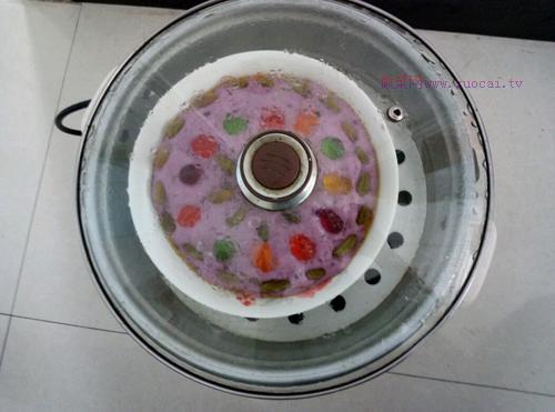 紫薯發(fā)糕的做法