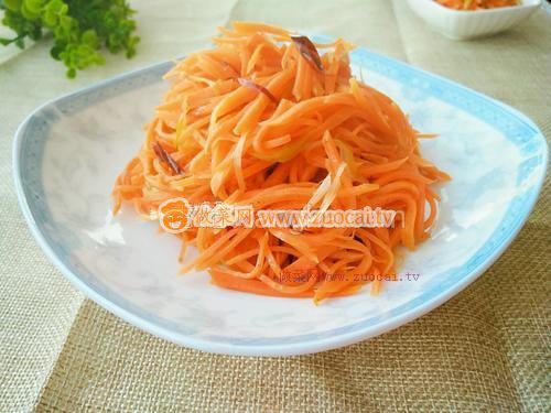 清炒胡蘿卜的做法