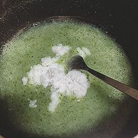 7個月寶寶輔食，銀魚山藥青菜泥＋米粉的做法圖解6