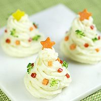 圣誕樹(shù)造型土豆泥的做法圖解12