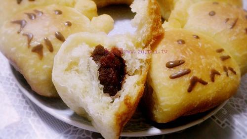 淡奶油龍貓擠擠面包的做法