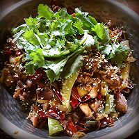 干鍋肥腸雞的做法圖解13