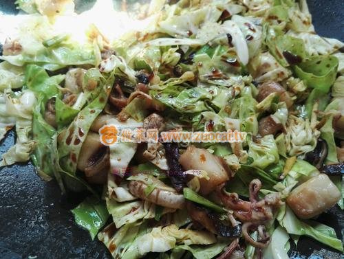 卷心菜燜飯（電壓鍋版）的做法