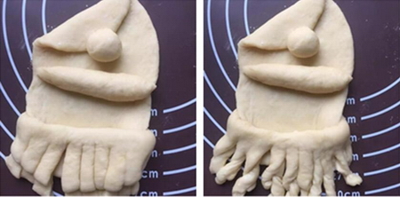 圣誕樹(shù)面包的做法步驟9-10