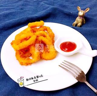 里約奧運(yùn)會必備的小零食—酥炸魷魚圈的做法步驟：8