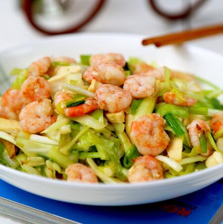 韭黃炒蝦仁怎么做