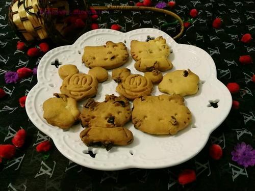 葡萄干小餅干的做法