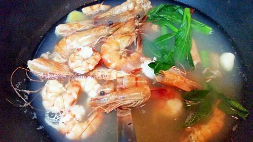 大蝦伊面的做法