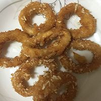 香酥魷魚(yú)圈的做法圖解5