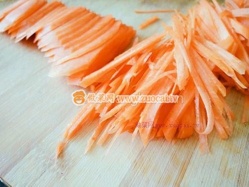 清炒胡蘿卜的做法