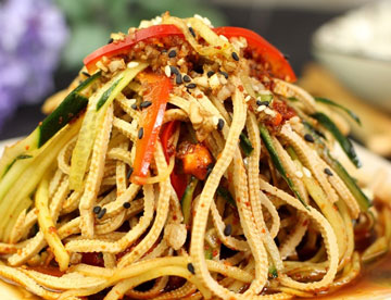 涼拌豆腐絲，5分鐘搞定清爽美味的減肥菜