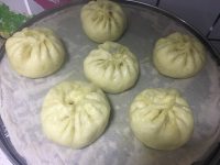 蘿卜蝦皮菜包子的做法步驟9