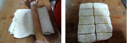 千層發(fā)面餅的做法步驟9-10