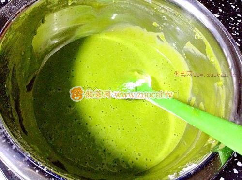 菠菜戚風(fēng)蛋糕的做法