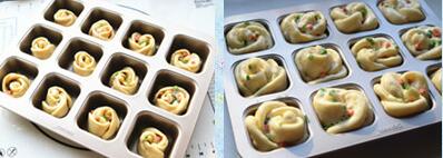 香腸玫瑰花沙拉面包的做法步驟13-14