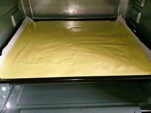 抹茶蛋糕卷的做法