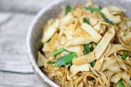 傳統(tǒng)小吃炒豆絲的做法步驟9