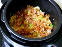 高麗菜咸飯的做法步驟9