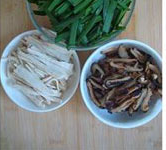 韭菜香菇炒豆干