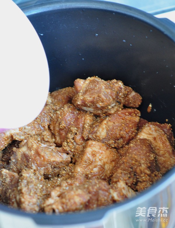 #九陽炒菜機(jī)#粉蒸排骨的做法