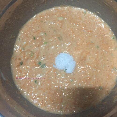 胡蘿卜雞蛋餅的做法