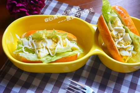 雞蛋醬夾心面包