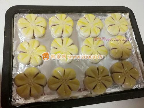 香芋梅花酥的做法