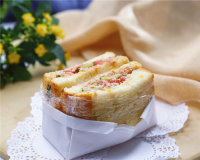 吞拿魚肉松三明治的做法步驟14