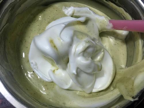 抹茶戚風(fēng)蛋糕～八寸