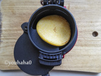 奶香玉米餅的做法步驟6