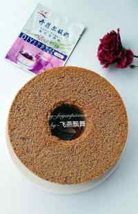 酸奶黑米戚風(fēng)蛋糕的做法步驟16