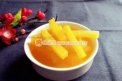 橙汁蘿卜條的做法