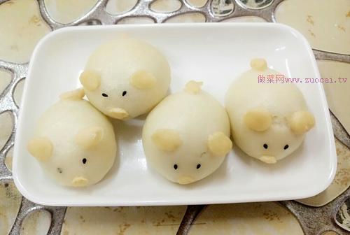 香菇豬肉小豬包的做法