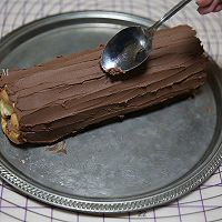 超簡(jiǎn)單圣誕樹(shù)根蛋糕卷-超人氣菜譜的做法圖解25