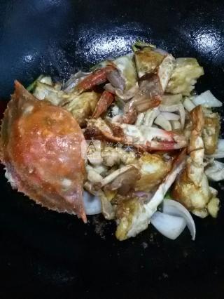 蛋炒江蟹-------gun蛋吧，江蟹君！的做法步驟：7