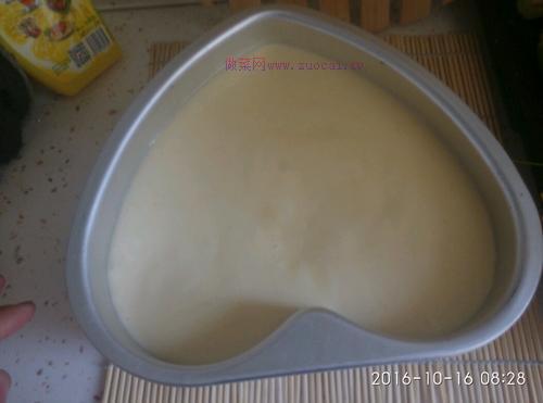 八寸戚風(fēng)心型蛋糕的做法