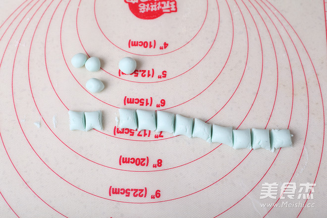 彩色糯米小圓子的做法