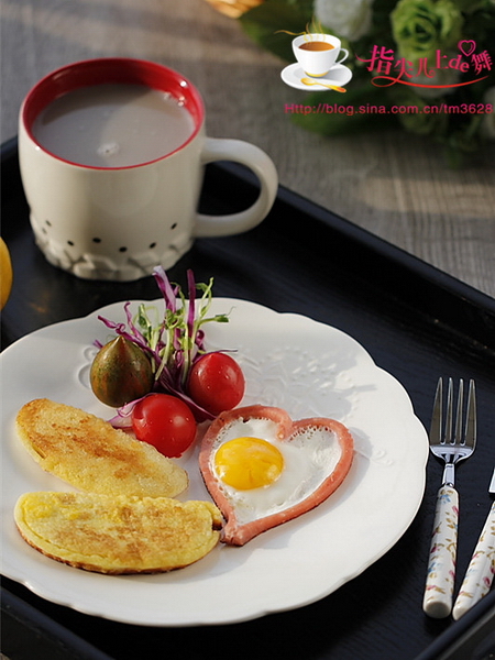 火腿雞蛋饅頭豆?jié){套餐的做法