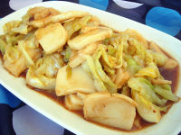 醬香卷心菜炒年糕的做法步驟10