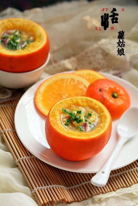 魚(yú)肉釀橙子