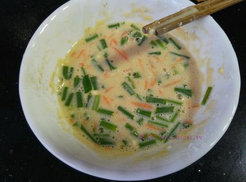 愛(ài)心雞蛋餅的做法