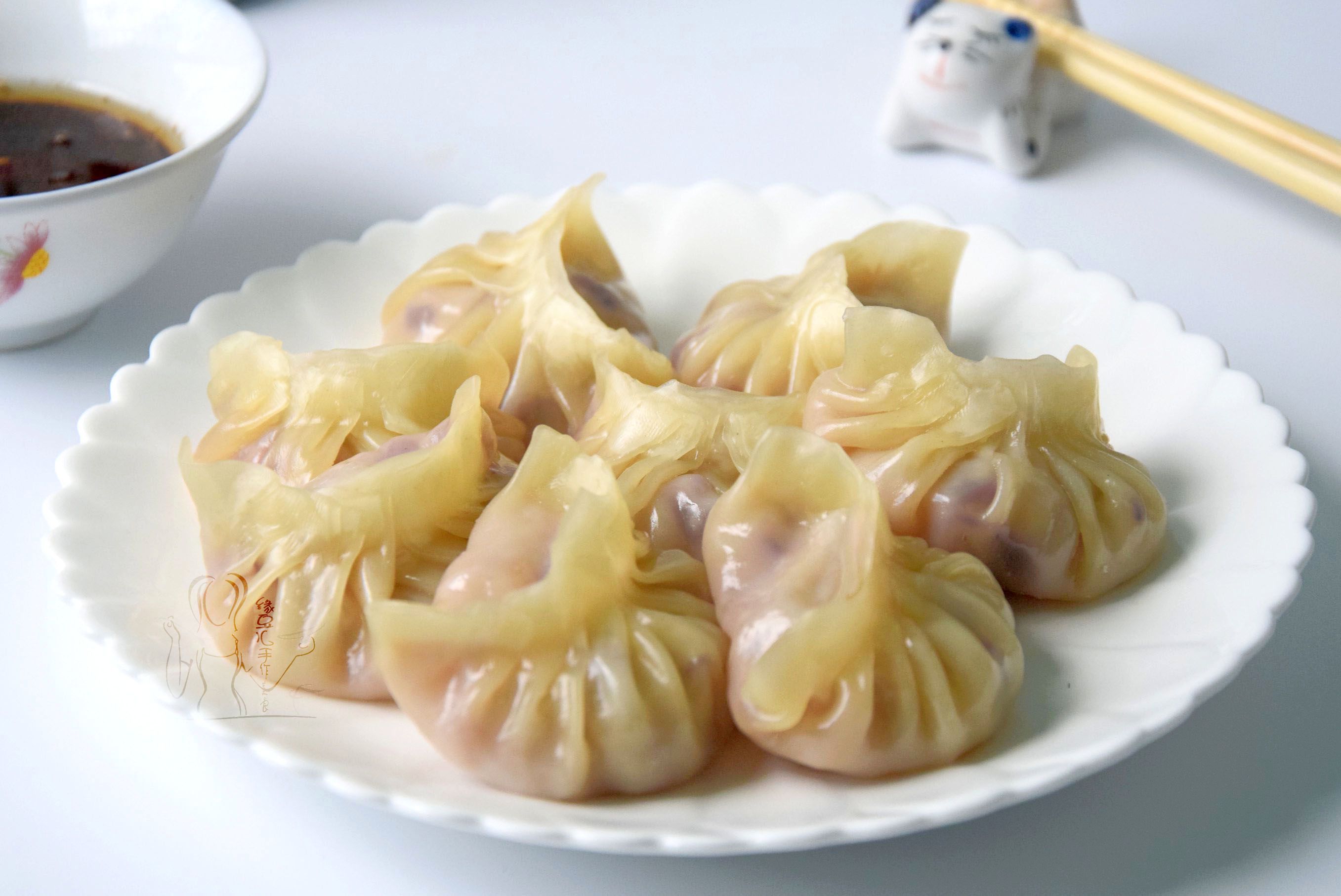 白菜紫甘藍(lán)豬肉餃子